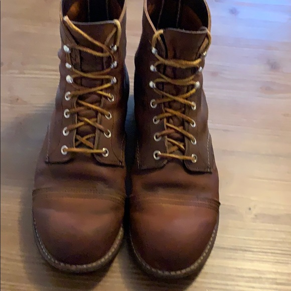 Men’s heritage leather red wing boots - Picture 2 of 6